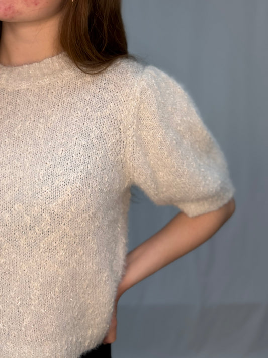 NMBRIANNA S/S O-NECK KNIT