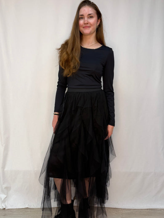 VMEVE HW TULL LONG SKIRT