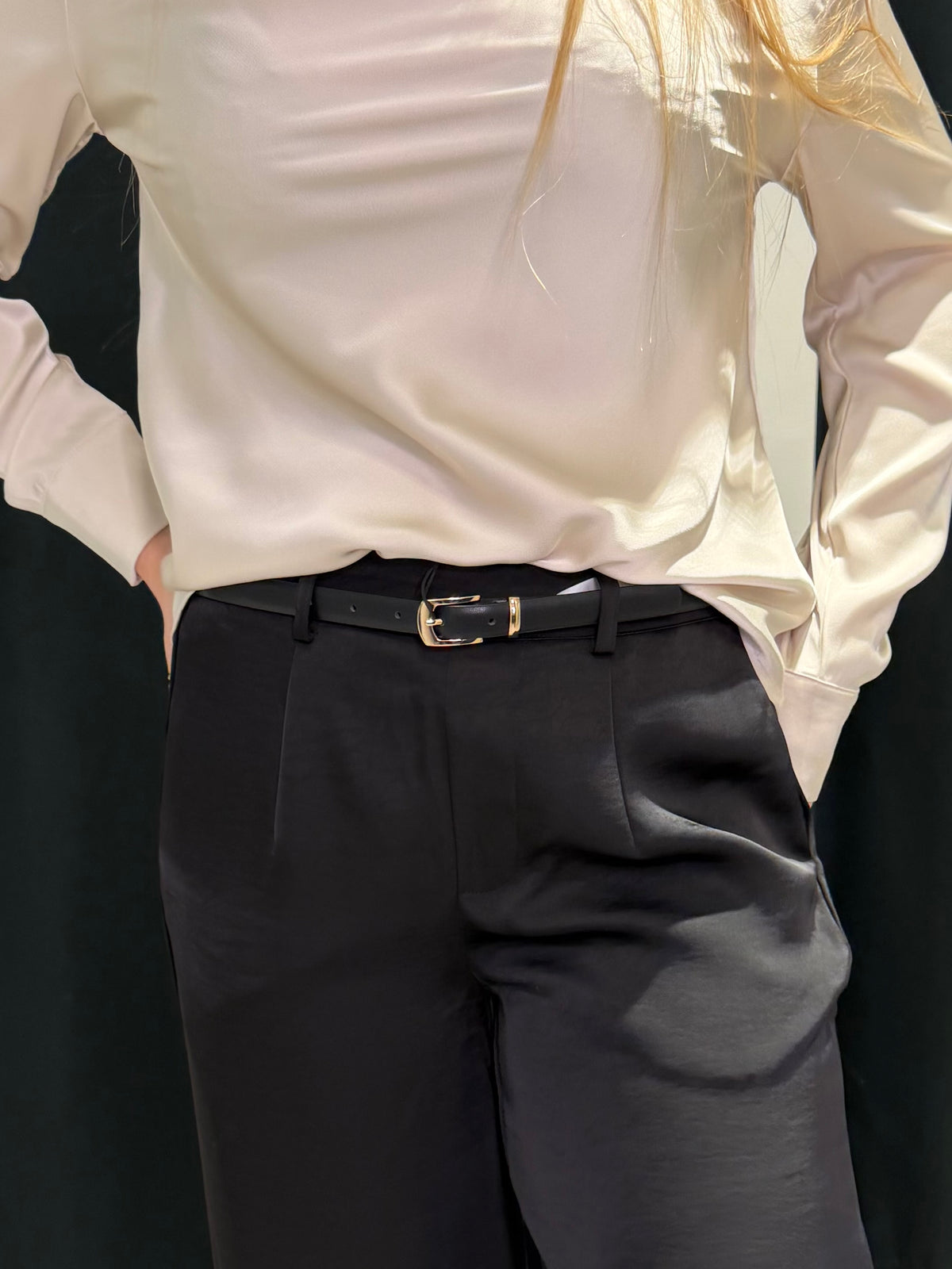 JDYCELLO FAUX LEATH. SLIM BELT