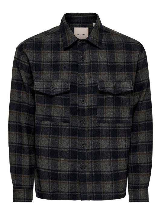 ONSESKE CHECKED OVERSHIRT