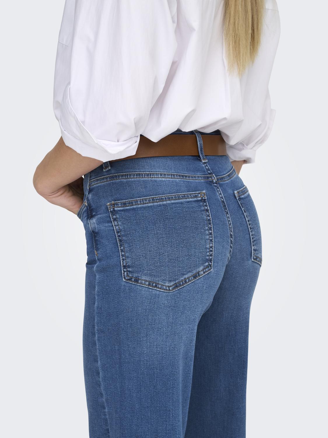 ONLMADISON BLUSH HW WIDE DNM DOT372 NOOS