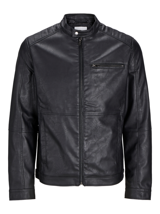 JJEDYLAN PU BIKER JACKET