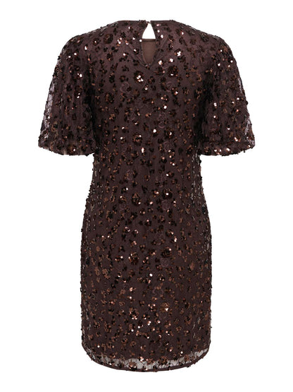 ONLCELY S/S SEQUINS SHORT DRESS