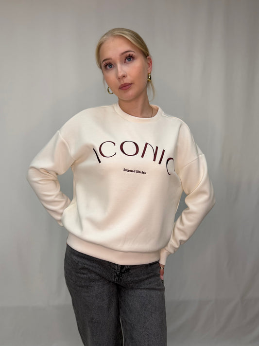 VIREFLECT O-NECK L/S ICONIC SWEAT TOP