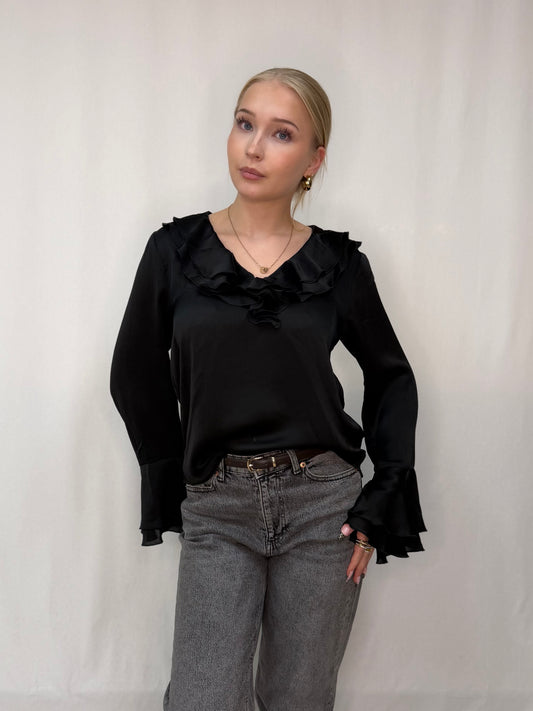 VIHARRISON V-NECK L/S TOP