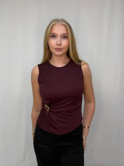 ONLHAZE S/L BUCKLE TOP
