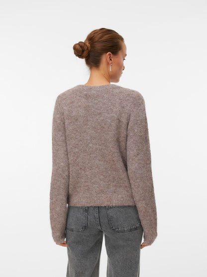 VMNOVAH LS O-NECK BUTTON CARDI GA NOOS