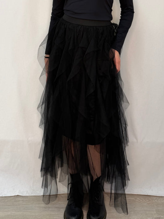 VMEVE HW TULL LONG SKIRT