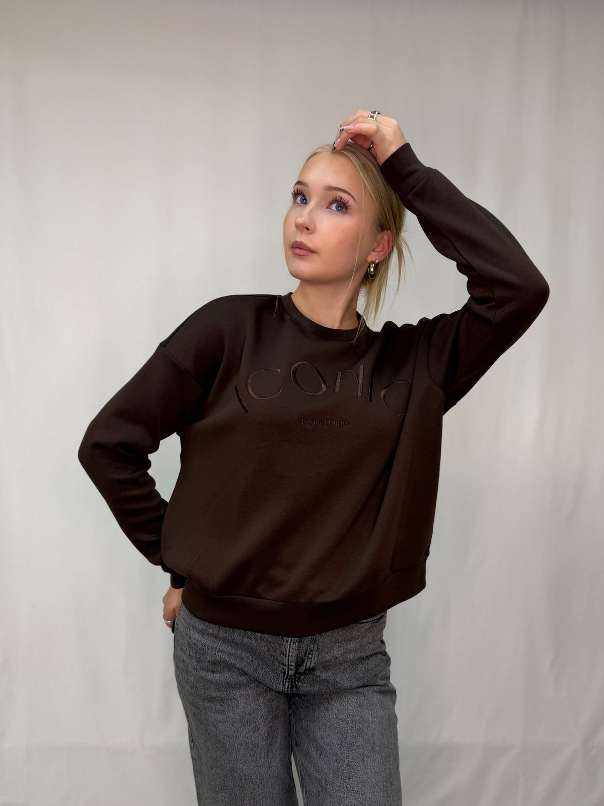 VIREFLECT O-NECK L/S ICONIC SWEAT TOP