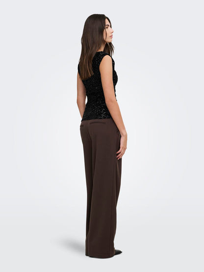ONLNOXLEY SL SEQUIN TOP