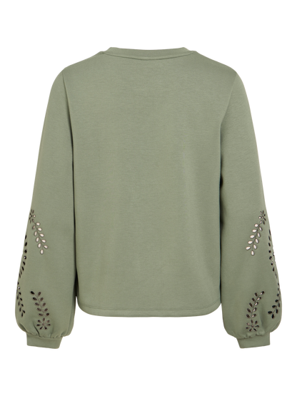 VISANDY L/S DETAIL SWEAT TOP