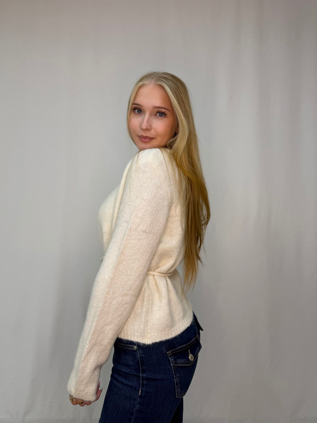 VMCORA LS V-NECK WRAP CARDIGAN BOO