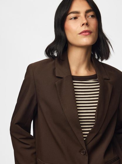 PCBOSELLA LS LOOSE BLAZER