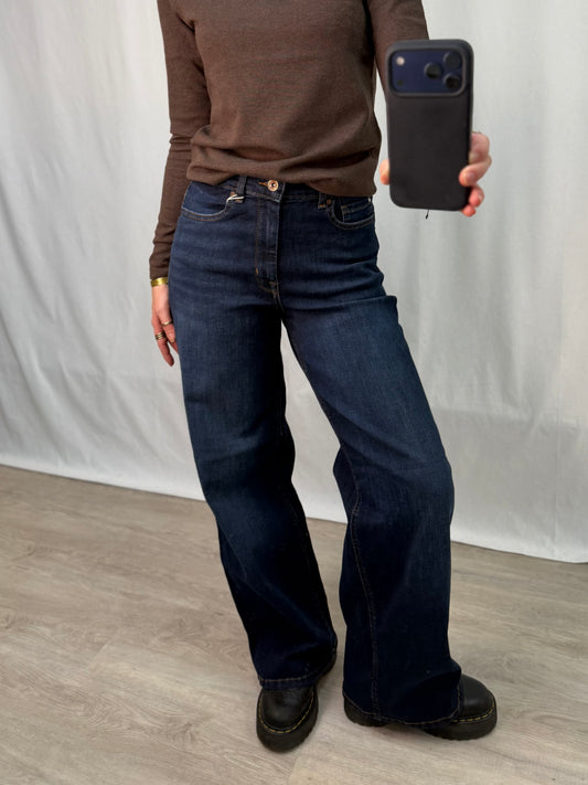 ONLMADISON BLUSH HW WIDE DNM REA081