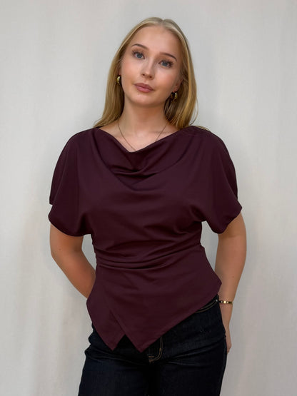 ONLEMBER S/S WATERFALL TOP