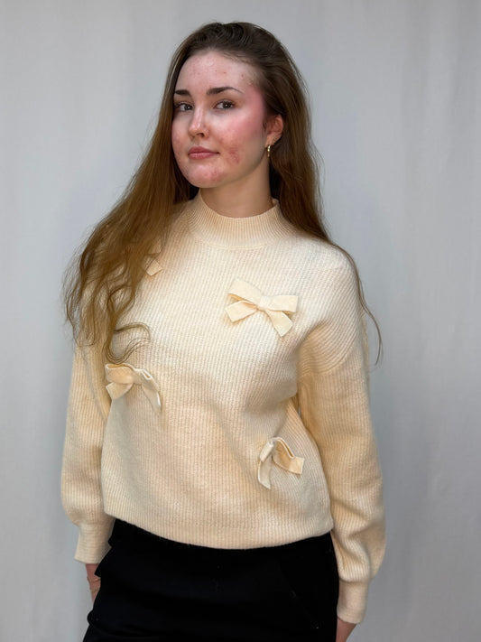 ONLLISA LS BOW PULLOVER KNT