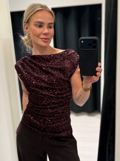 ONLNOXLEY SL SEQUIN TOP