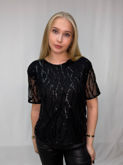 VMCHIARA SS O-NECK SQ TOP