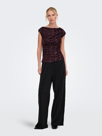 ONLNOXLEY SL SEQUIN TOP