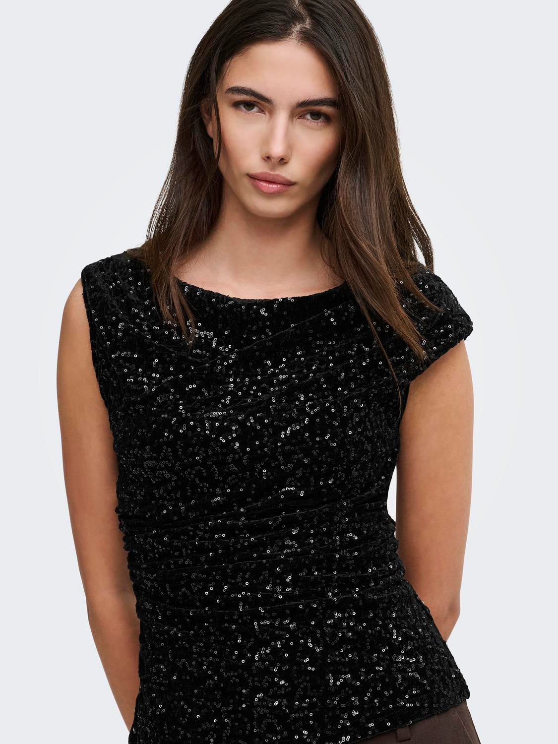 ONLNOXLEY SL SEQUIN TOP
