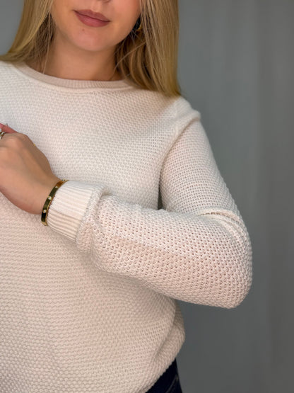 VIDALO O-NECK L/S KNIT TOP- NOOS