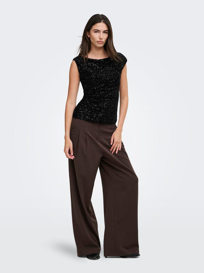 ONLNOXLEY SL SEQUIN TOP