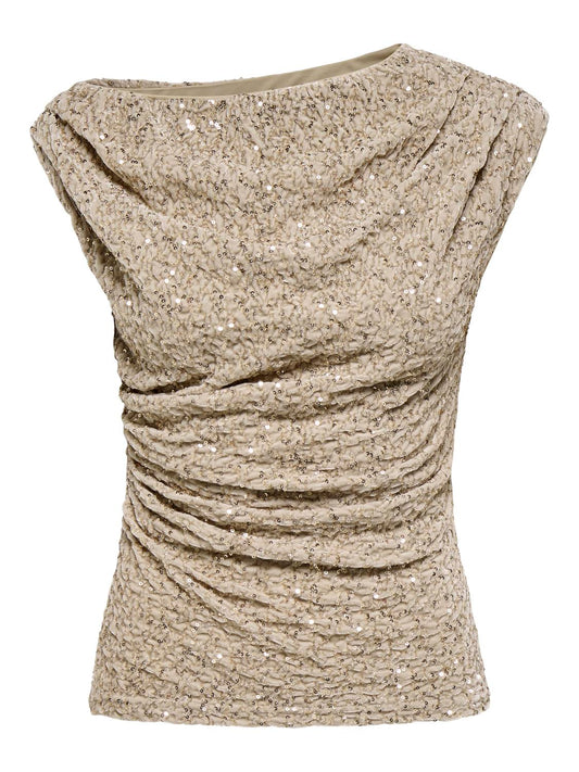 ONLNOXLEY SL SEQUIN TOP