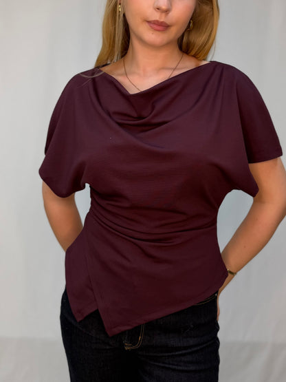 ONLEMBER S/S WATERFALL TOP