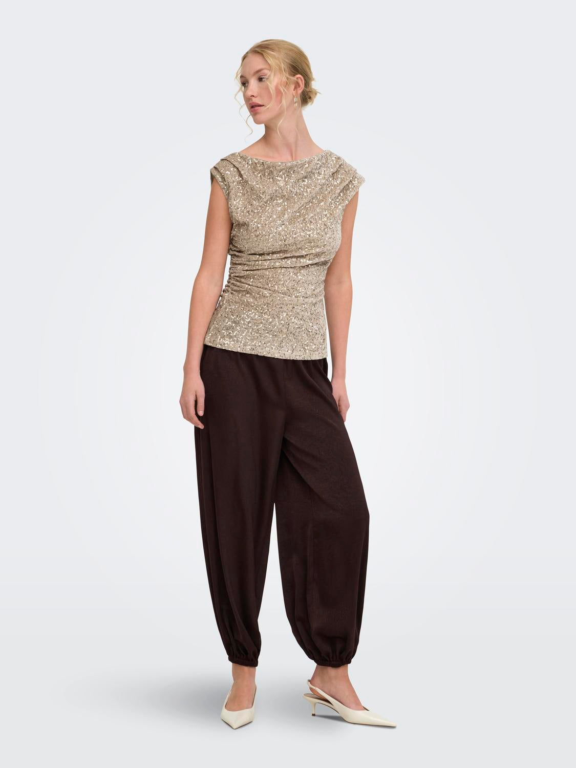 ONLNOXLEY SL SEQUIN TOP