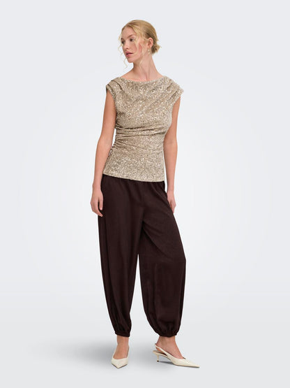 ONLNOXLEY SL SEQUIN TOP