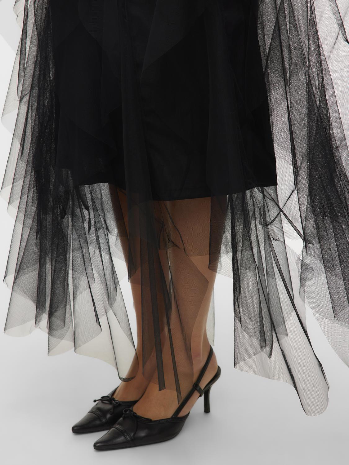 VMEVE HW TULL LONG SKIRT