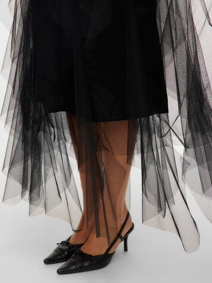 VMEVE HW TULL LONG SKIRT