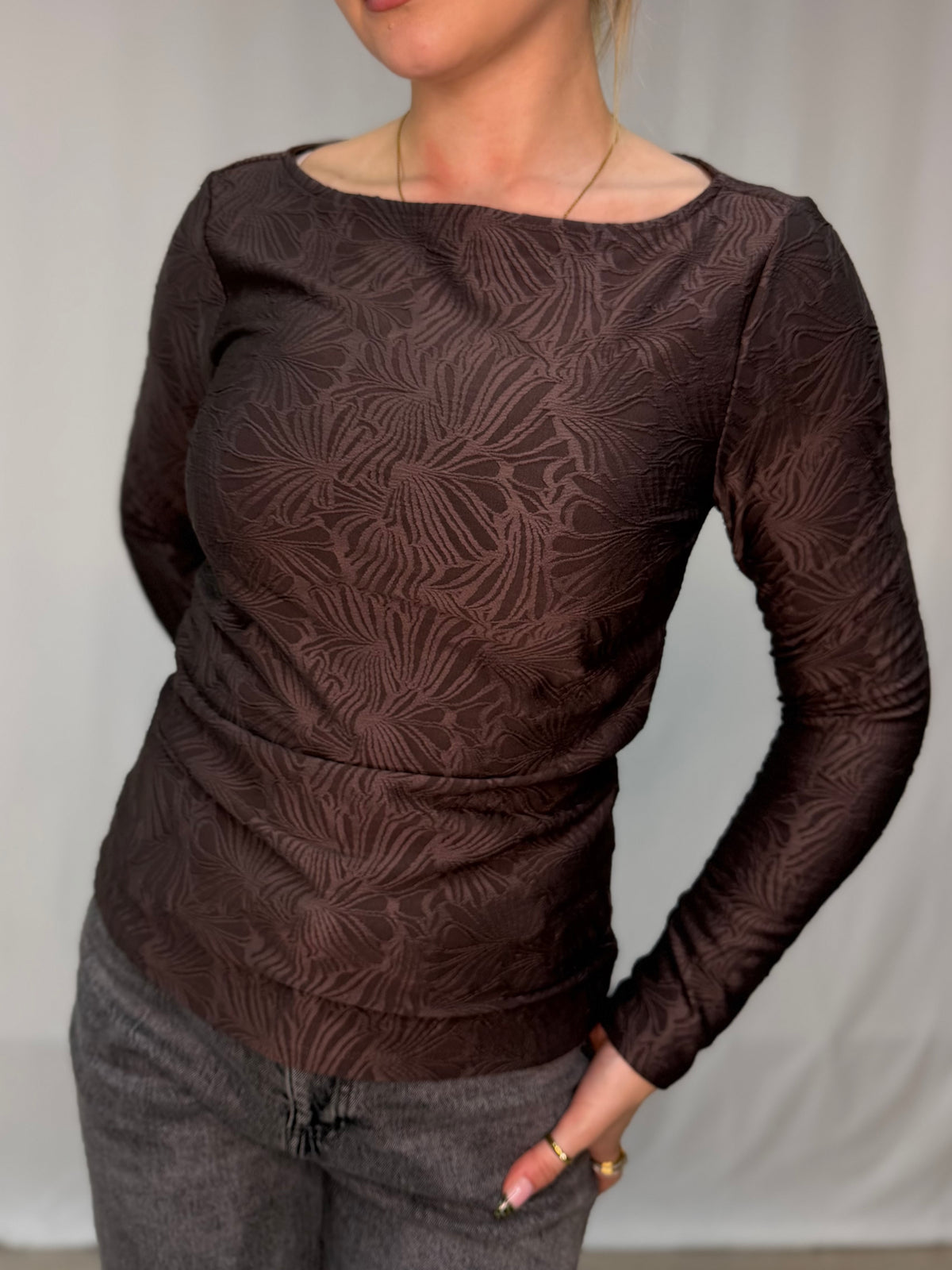 VIMORLA BOATNECK L/S TOP