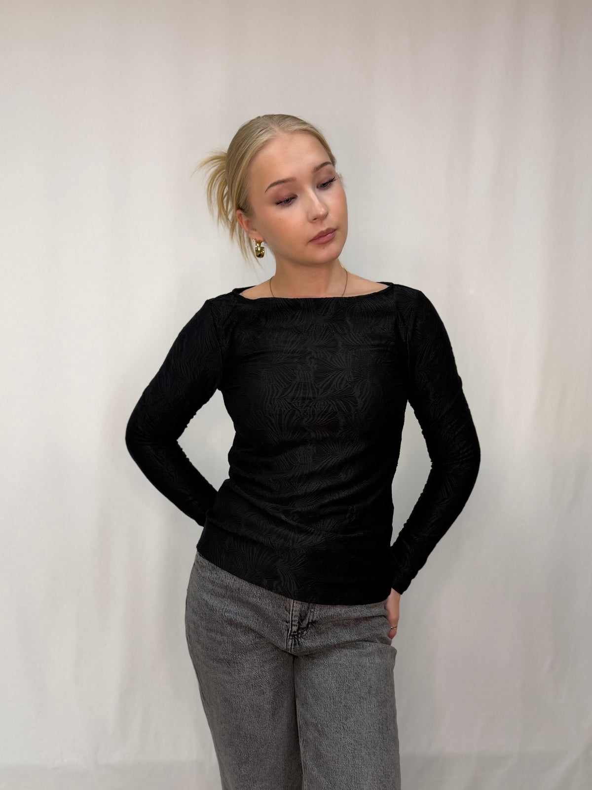 VIMORLA BOATNECK L/S TOP