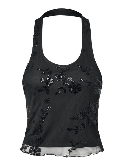 PCEVITA HALTERNECK TOP JRS BC