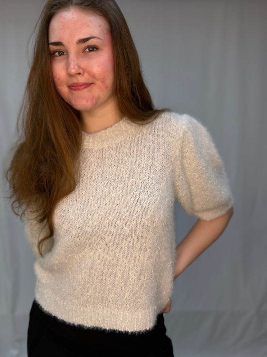 NMBRIANNA S/S O-NECK KNIT