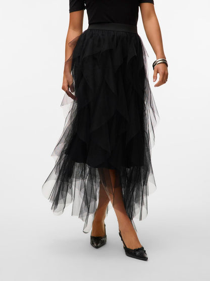VMEVE HW TULL LONG SKIRT