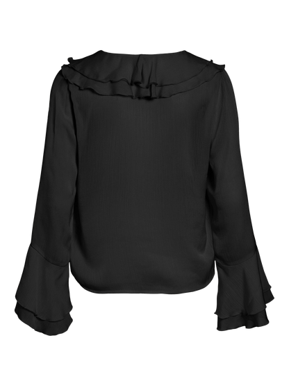 VIHARRISON V-NECK L/S TOP