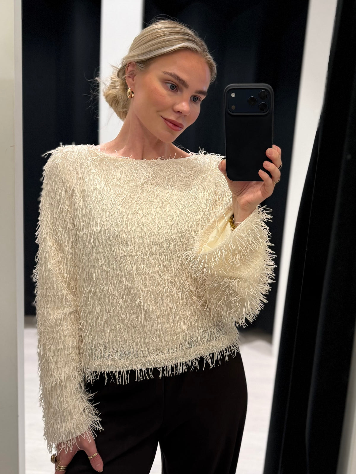 VITOI L/S BOATNECK TOP