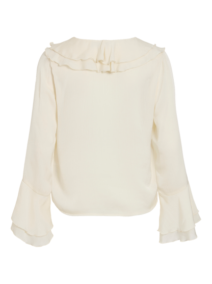 VIHARRISON V-NECK L/S TOP