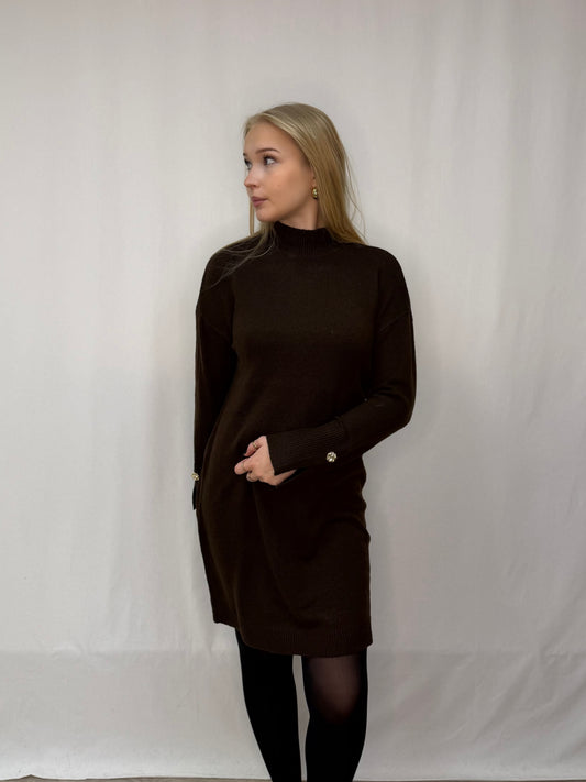 JDYSABRINA L/S HN DETAIL DRESS KNT