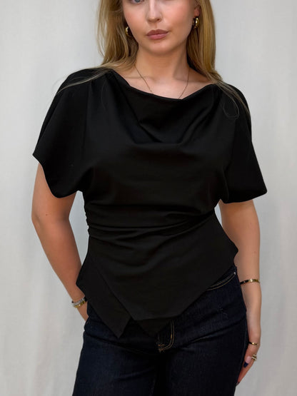 ONLEMBER S/S WATERFALL TOP