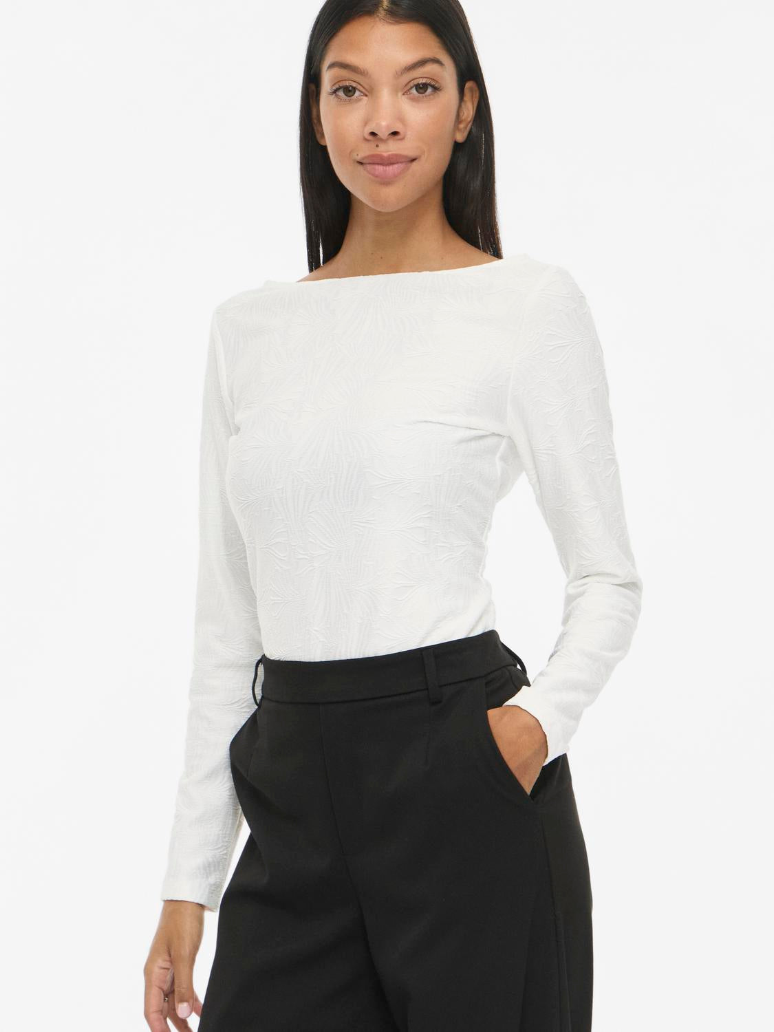 VIMORLA BOATNECK L/S TOP
