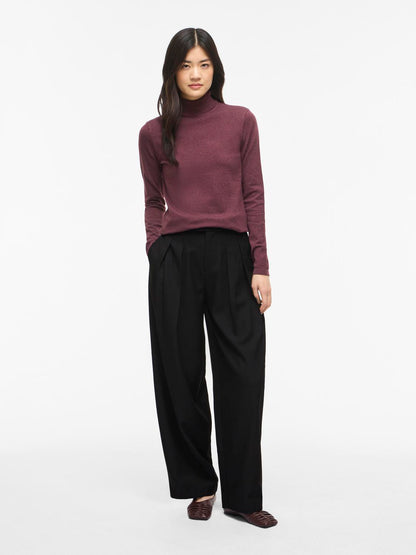 VIMALU ROLLNECK L/S KNIT TOP