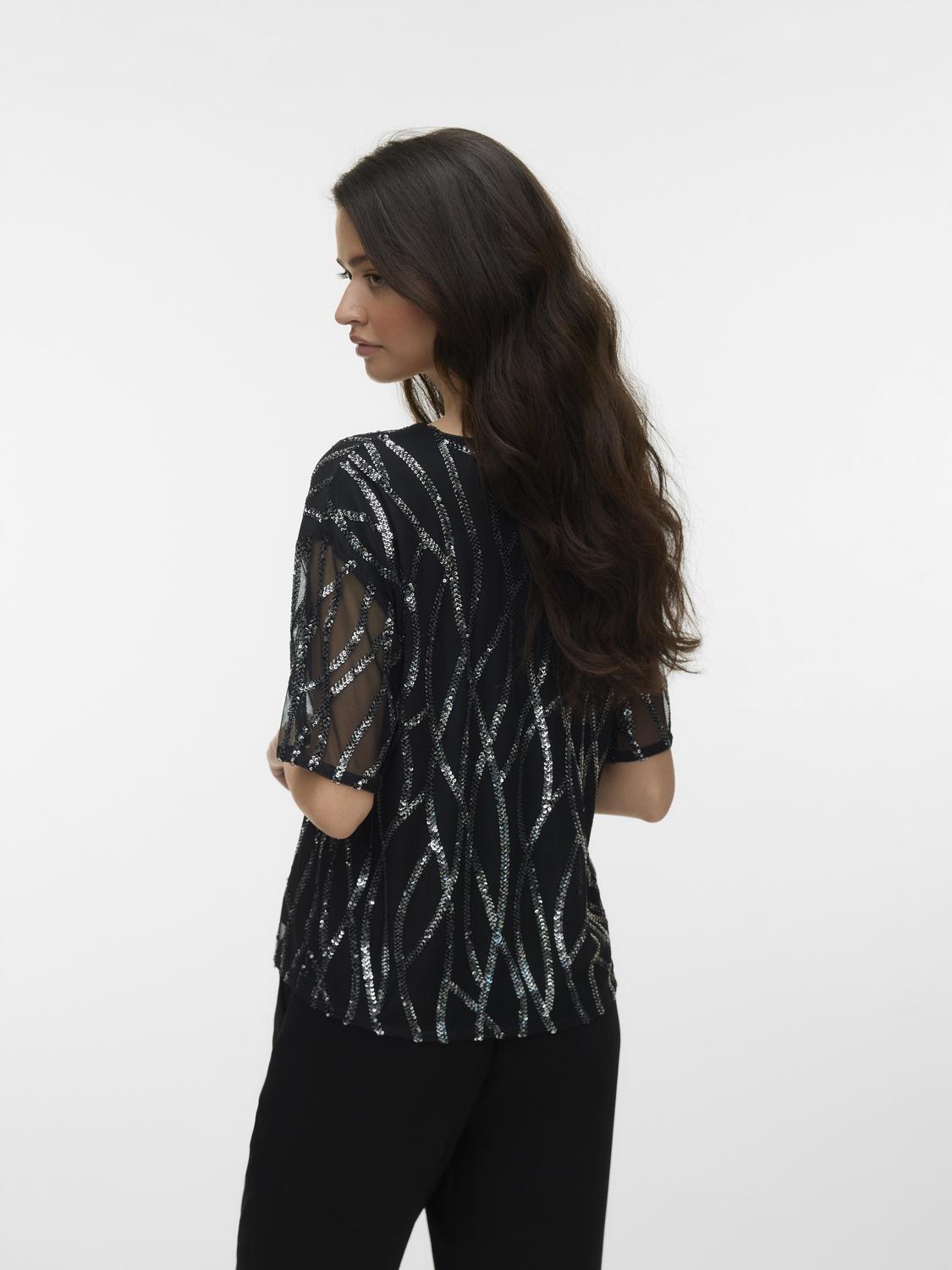 VMCHIARA SS O-NECK SQ TOP