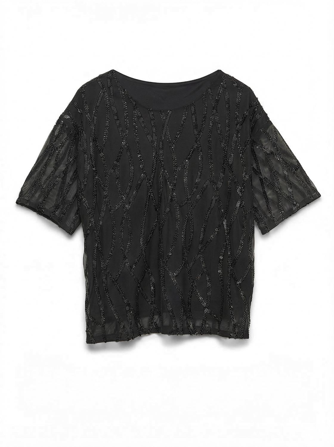 VMCHIARA SS O-NECK SQ TOP