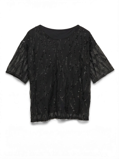 VMCHIARA SS O-NECK SQ TOP