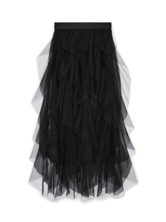 VMEVE HW TULL LONG SKIRT