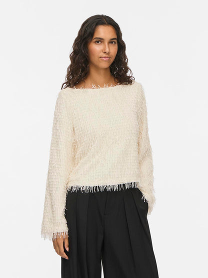 VITOI L/S BOATNECK TOP