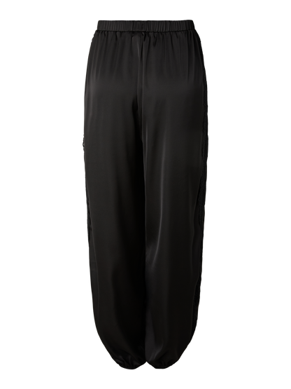 PCOLLI MW BALLOON SATIN PANTS